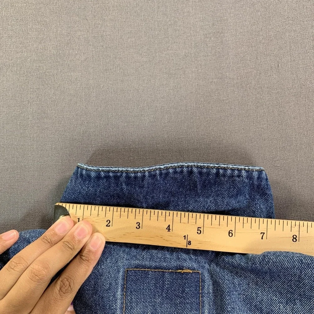 Levi's Jacket Youth XL Blue‎ Jean Denim Trucker Button Front Pockets 13-15 Yrs